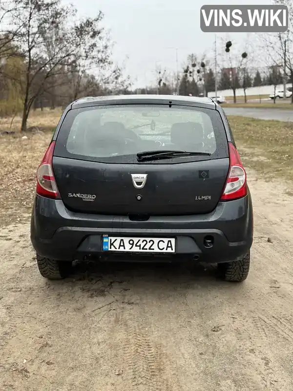 UU1BSDAEF40701098 Dacia Sandero 2008 Хетчбек 1.4 л. Фото 3