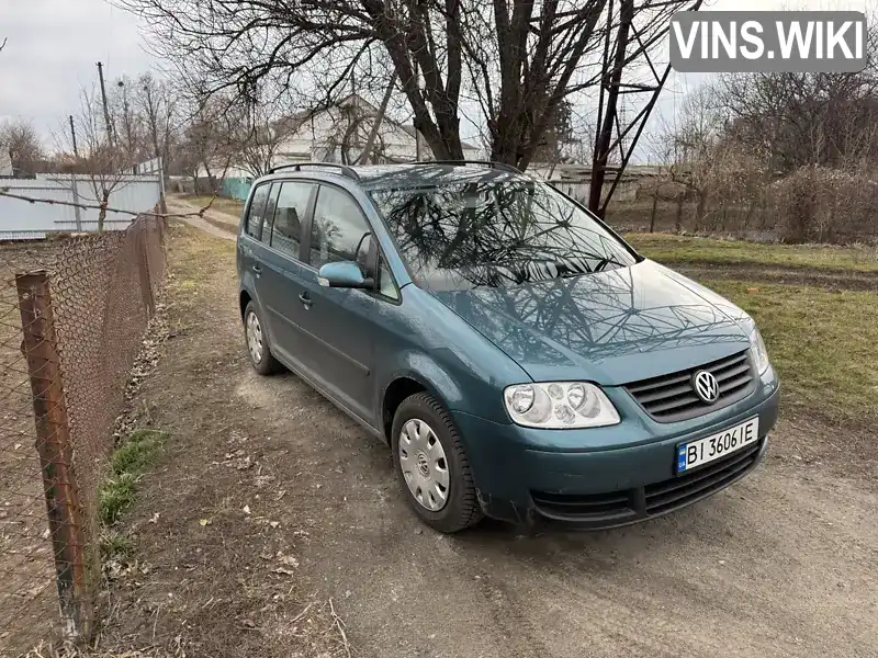 Минивэн Volkswagen Touran 2004 1.6 л. Автомат обл. Полтавская, Лубны - Фото 1/21