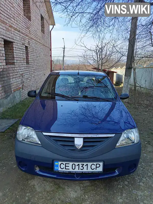 Седан Dacia Logan 2007 1.4 л. Ручная / Механика обл. Черновицкая, Черновцы - Фото 1/21