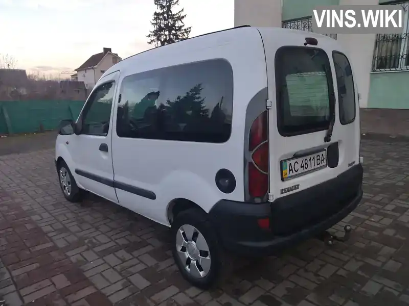 VF1FC0EAF21645956 Renault Kangoo 2000 Мінівен 1.87 л. Фото 7