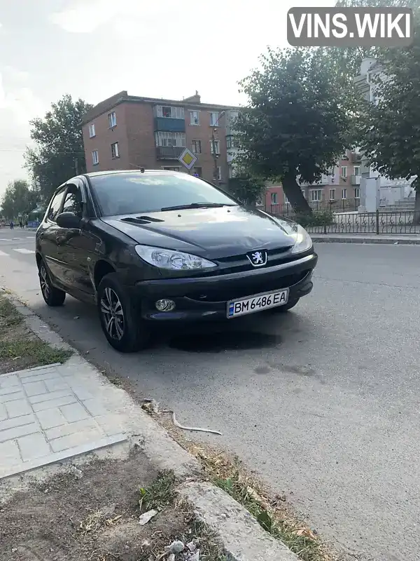 Хетчбек Peugeot 206 2006 1.36 л. Ручна / Механіка обл. Сумська, Путивль - Фото 1/3