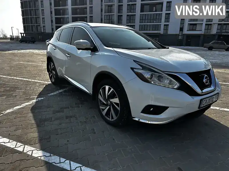 Внедорожник / Кроссовер Nissan Murano 2015 3.5 л. Вариатор обл. Черкасская, Черкассы - Фото 1/8