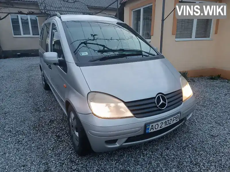 Мінівен Mercedes-Benz Vaneo 2002 1.69 л. Ручна / Механіка обл. Закарпатська, Виноградів - Фото 1/21