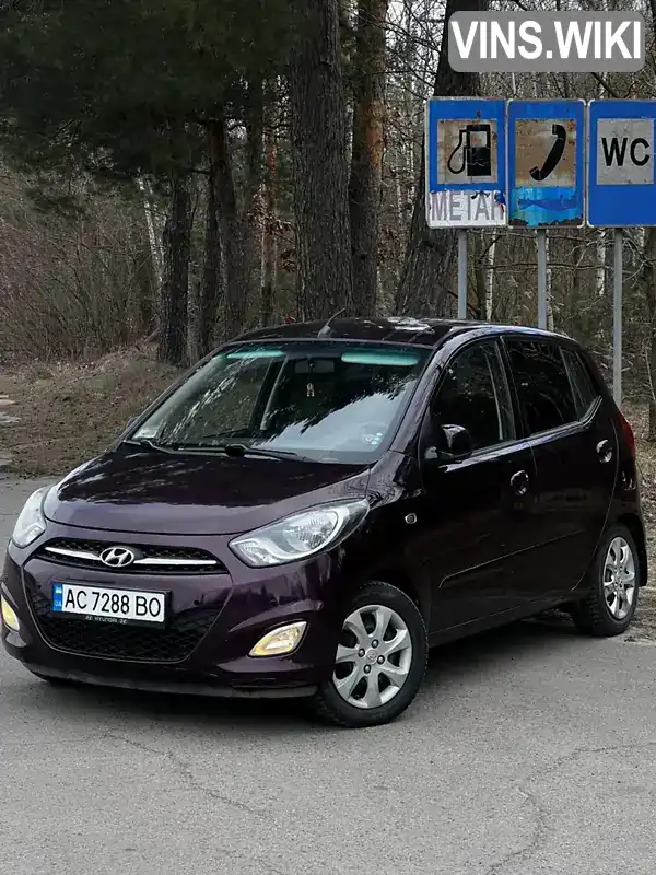 Хэтчбек Hyundai i10 2012 1.2 л. Автомат обл. Волынская, Ковель - Фото 1/11