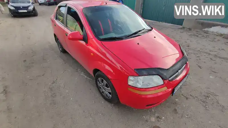 Седан Chevrolet Aveo 2005 1.5 л. Ручна / Механіка обл. Черкаська, Білозір'я - Фото 1/7