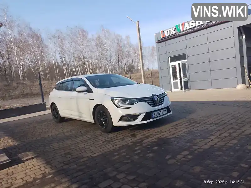 Універсал Renault Megane 2017 1.46 л. Ручна / Механіка обл. Полтавська, Лохвиця - Фото 1/10